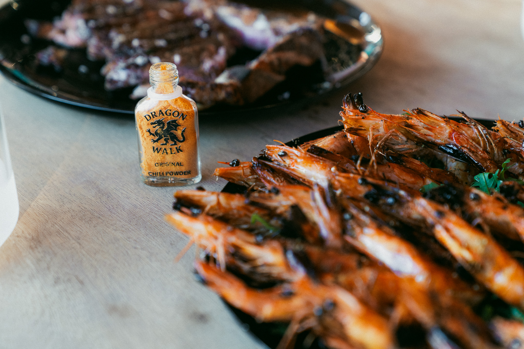 Seafood with DragonWalk chili powder