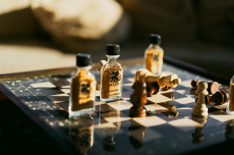 Chess board shot